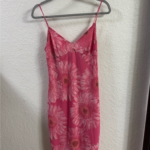 Express Pink Floral Dress - Picture 1 of 5